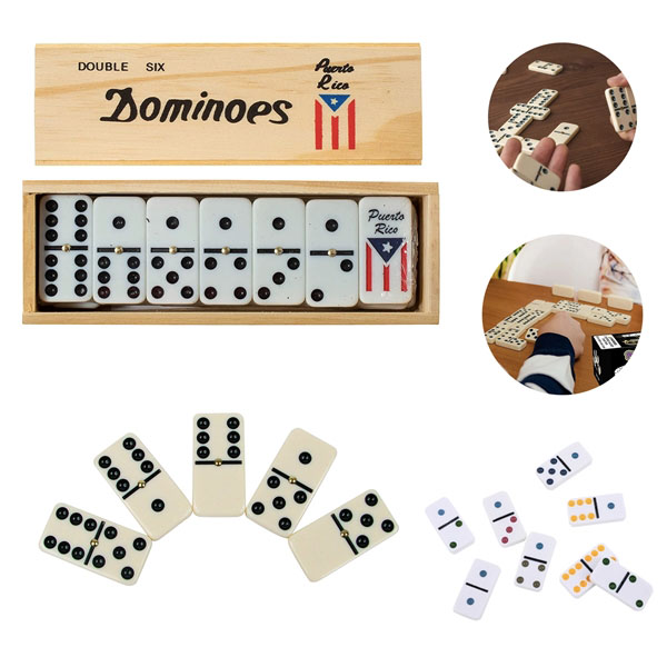 Double Six Domino Tiles Set