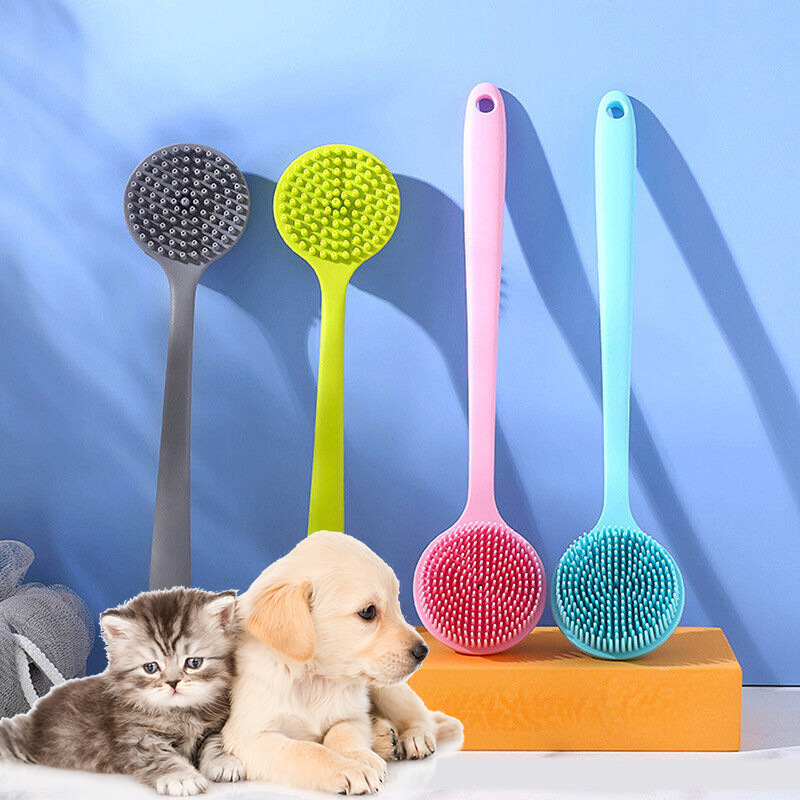 Silicone Bath Brush With Long Handle